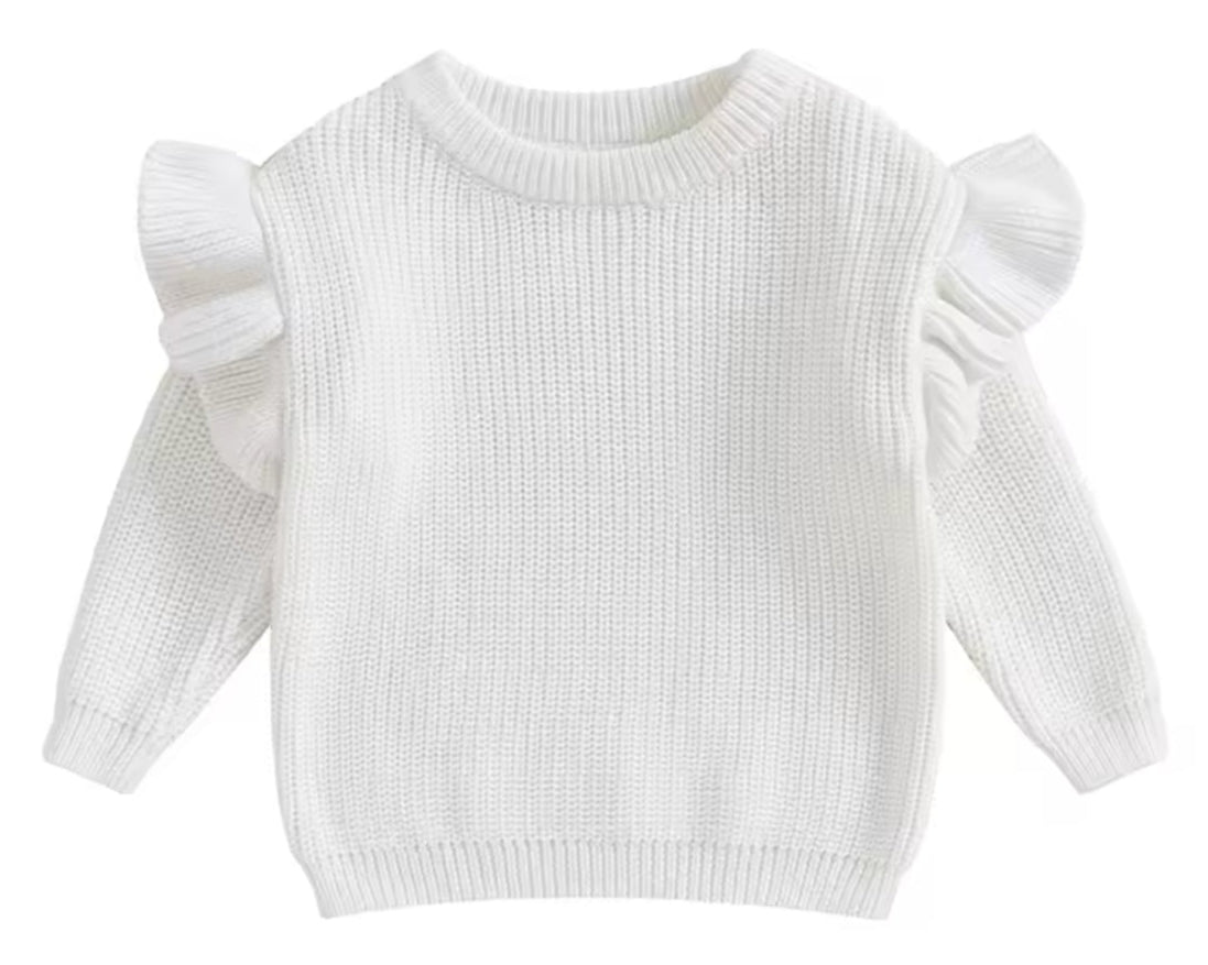 Tröja Volang White