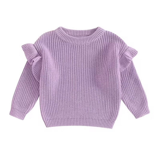 Tröja Volang Purple